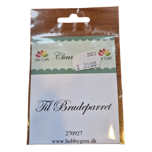 Dixi Craft - Stempel Til Brudeparret - 270927