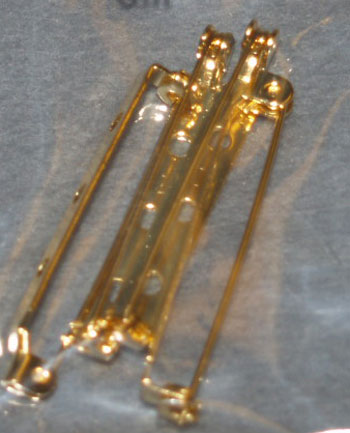 Danmore - Brochenål 38 Mm. - 5 Stk.