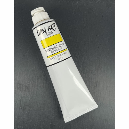 Dan Art - Akrylmaling 120 Ml. - Transparent Yellow