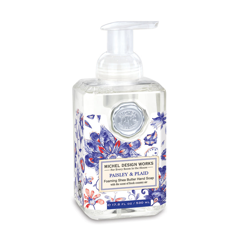 Michel Design Works - Skumhåndsæbe 530 Ml. - Paisley & Plaid