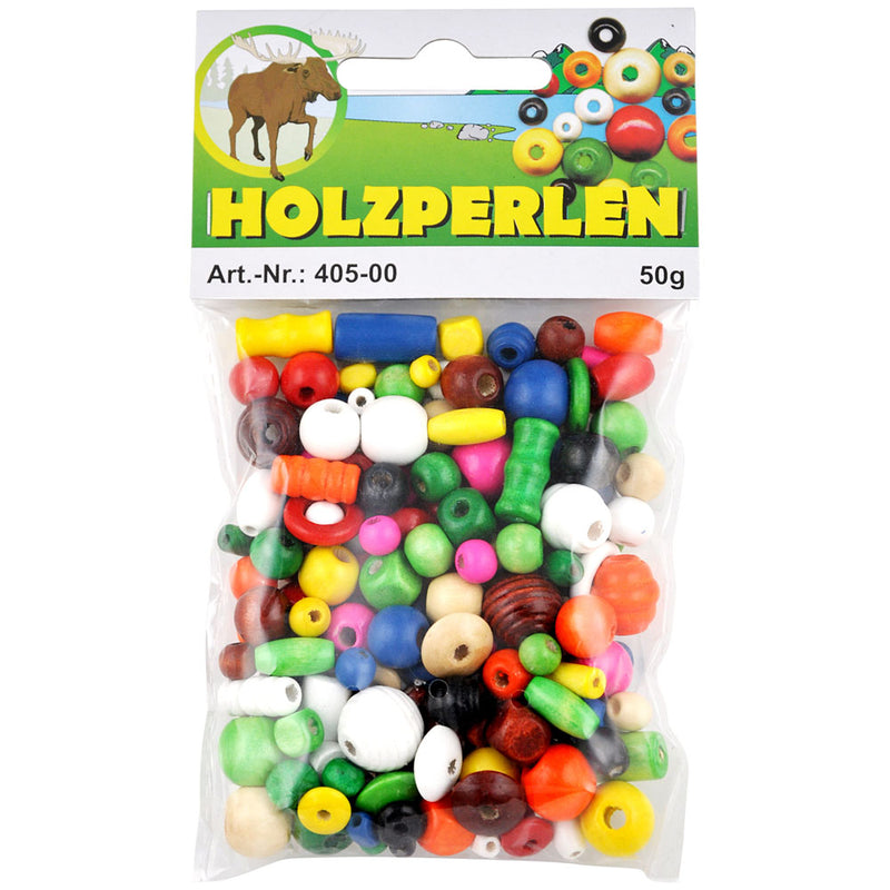 Danmore - Træperler Mix - 50 G.