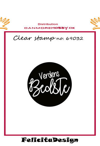 Felicita Design - Stempel Verdens Bedste - 69032