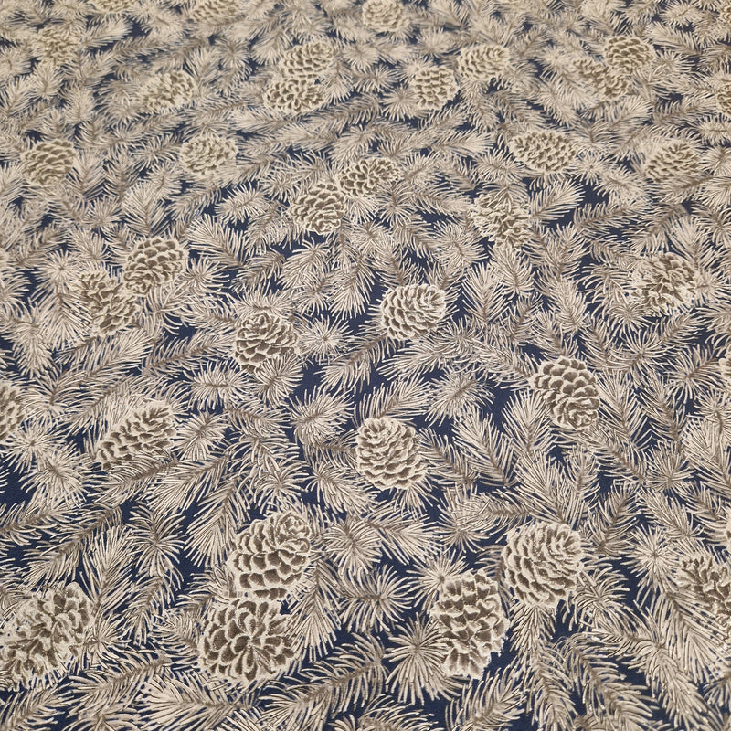 Robert Kaufman - Patchworkstof Holiday Flourish 13 Navy - 19253-9