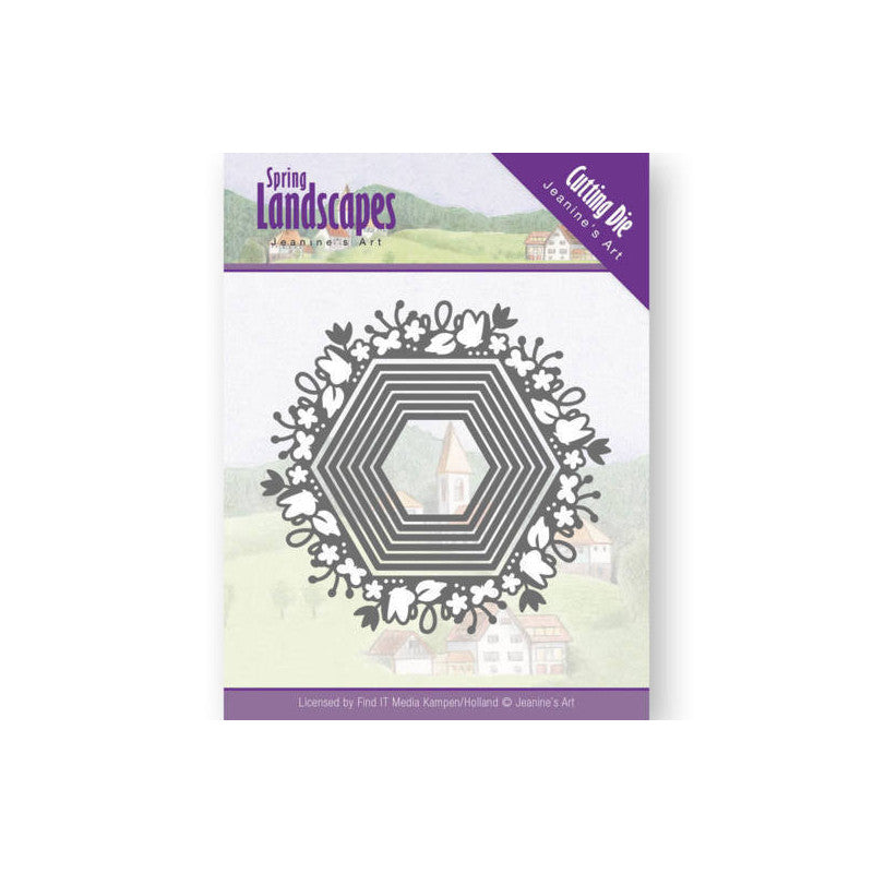 Jeanines Art - Die Spring Hexagon - JAD10065