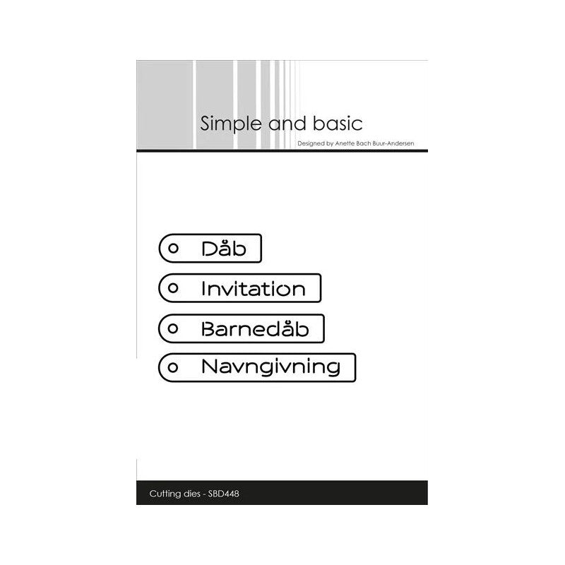 Simple and Basic - Die Danish Tag Texts - SBD448