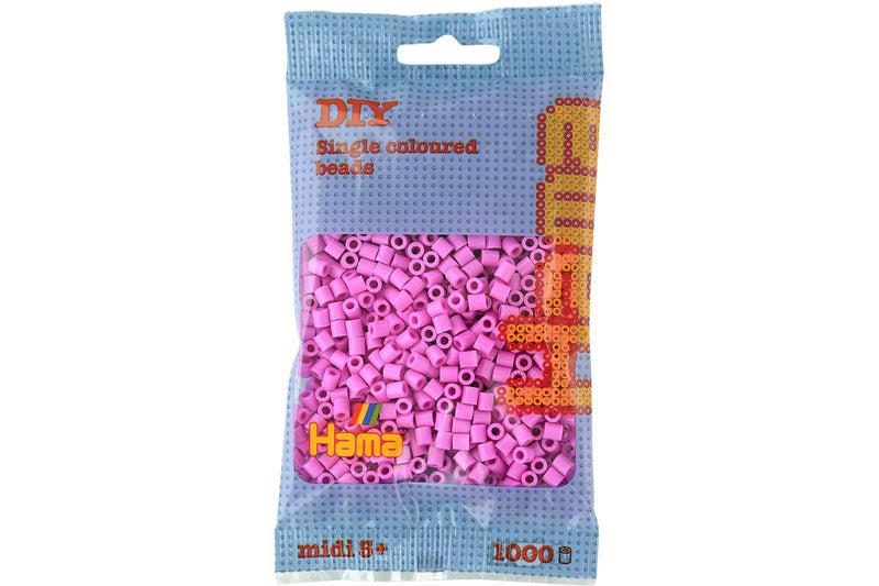 Hama - Midi Perler 1000 Stk. Pastel Pink - 207-48