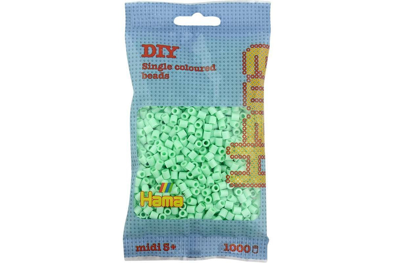 Hama - Midi Perler 1000 Stk. Pastelmint - 207-98