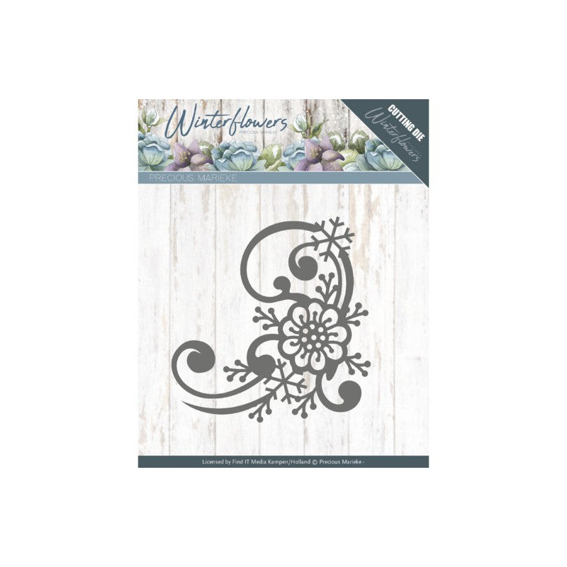 Precious Marieke - Die Snowflake Flower Corner - PM10144