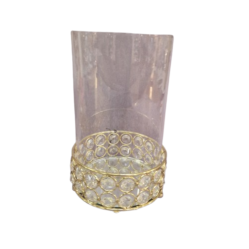 Casanova - Bloklysstage Krystal 20 Cm. - Guld