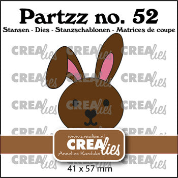 Crealies - Die Rabbit - CLPartzz52
