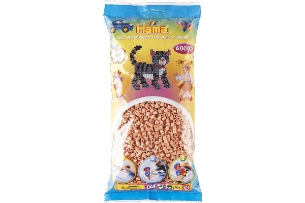 Hama - Midi Perler 6000 Stk. Mat Rosa - 205-26