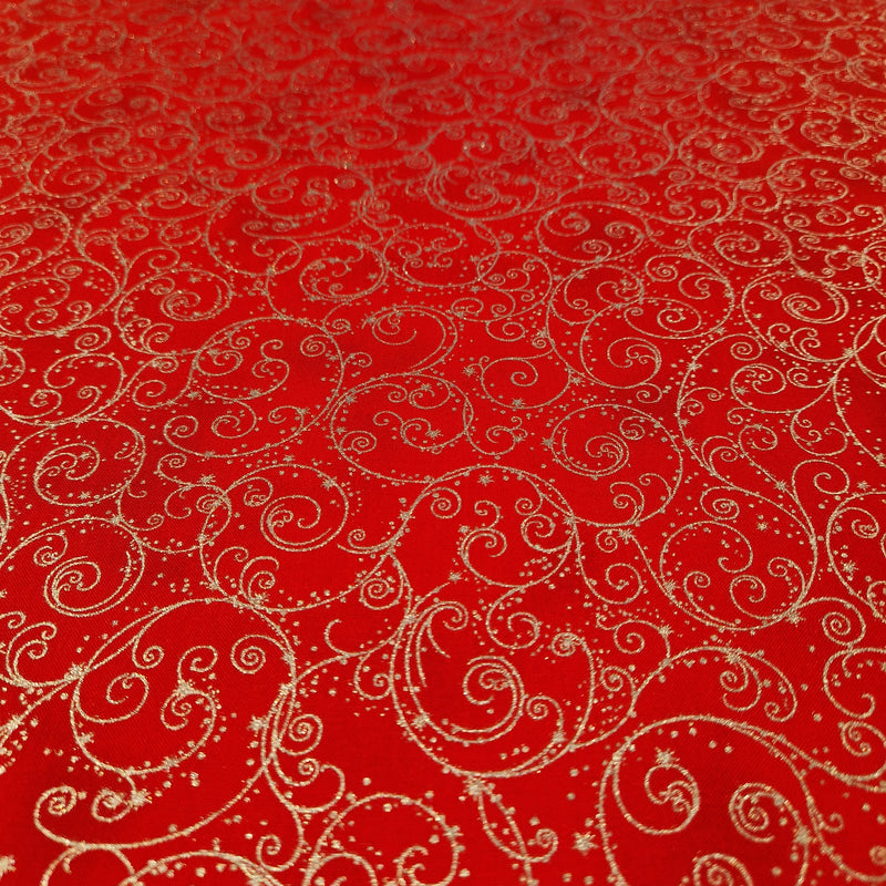 Robert Kaufman - Patchworkstof Holiday Flourish 14 Scarlet -  19924-93