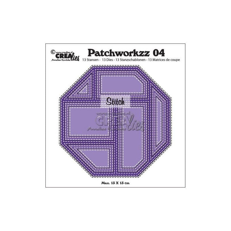 Crealies - Die Patchworkzz No. 3 - CLPW04
