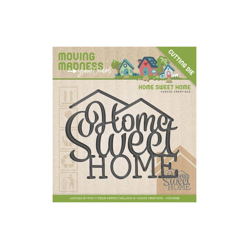 Yvonne Creations - Die Home Sweet Home - YCD10098