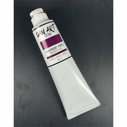 Dan Art - Akrylmaling 120 Ml. - Transparent Purple