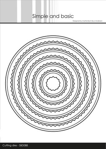 Simple and Basic - Die Inner Scallop Circles - SBD088