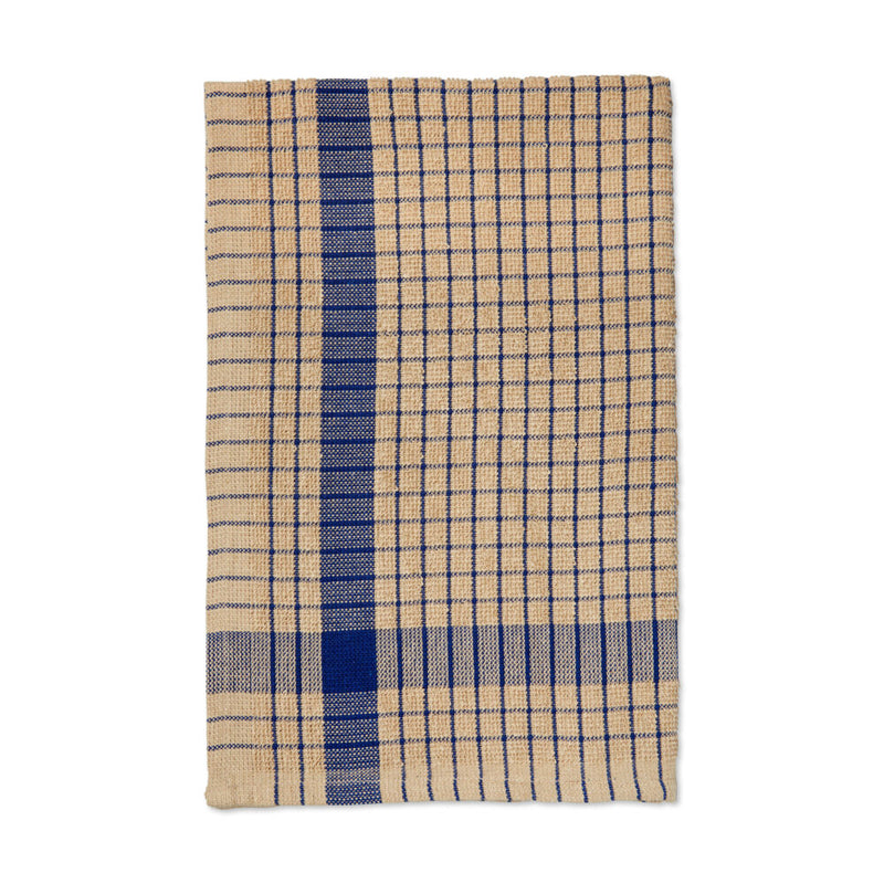 Engholm - Frotte Viskestykke - Sand/Blå