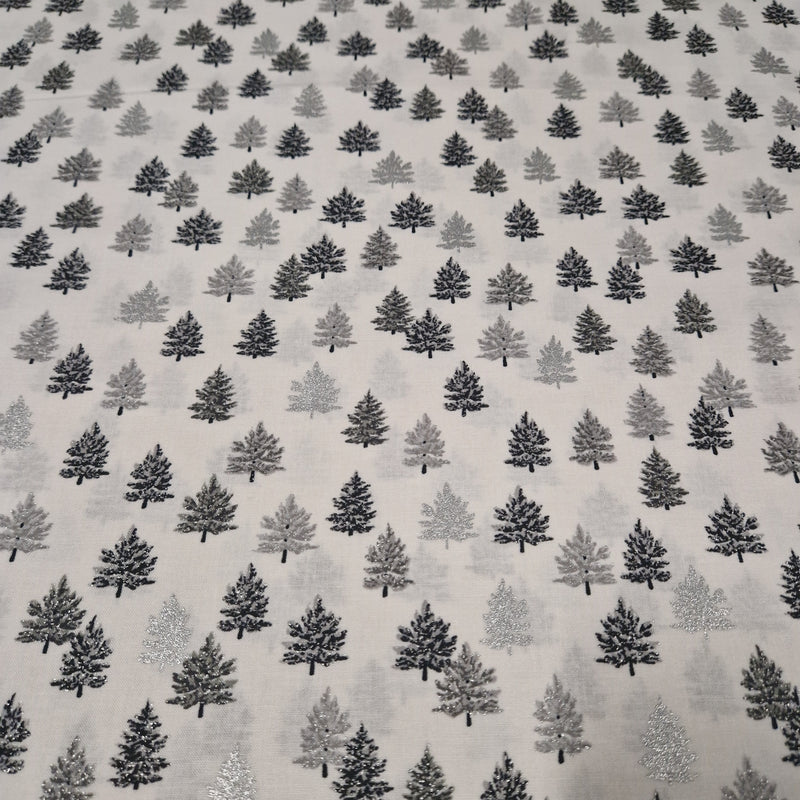 Robert Kaufman - Patchworkstof Holiday Charms Ice - 21620-88