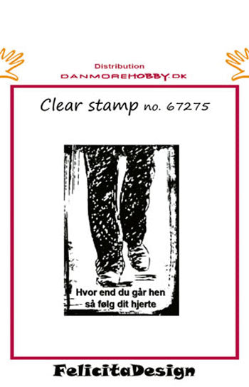 Felicita Design - Stempel Gående Dreng - 67275