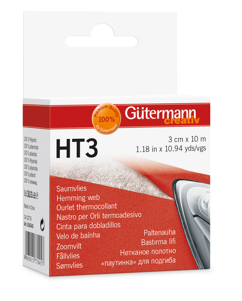 Gütermann - Sømfix HT3 - 3 Cm. x 10 M.
