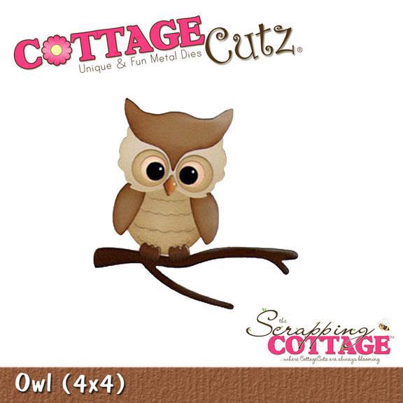 CottageCutz - Die Owl - CC4x4-001