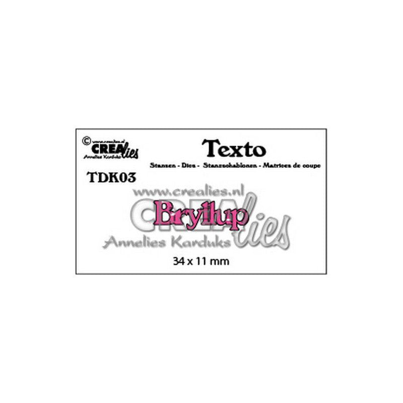 Crealies - Die Bryllup - CLTDK03