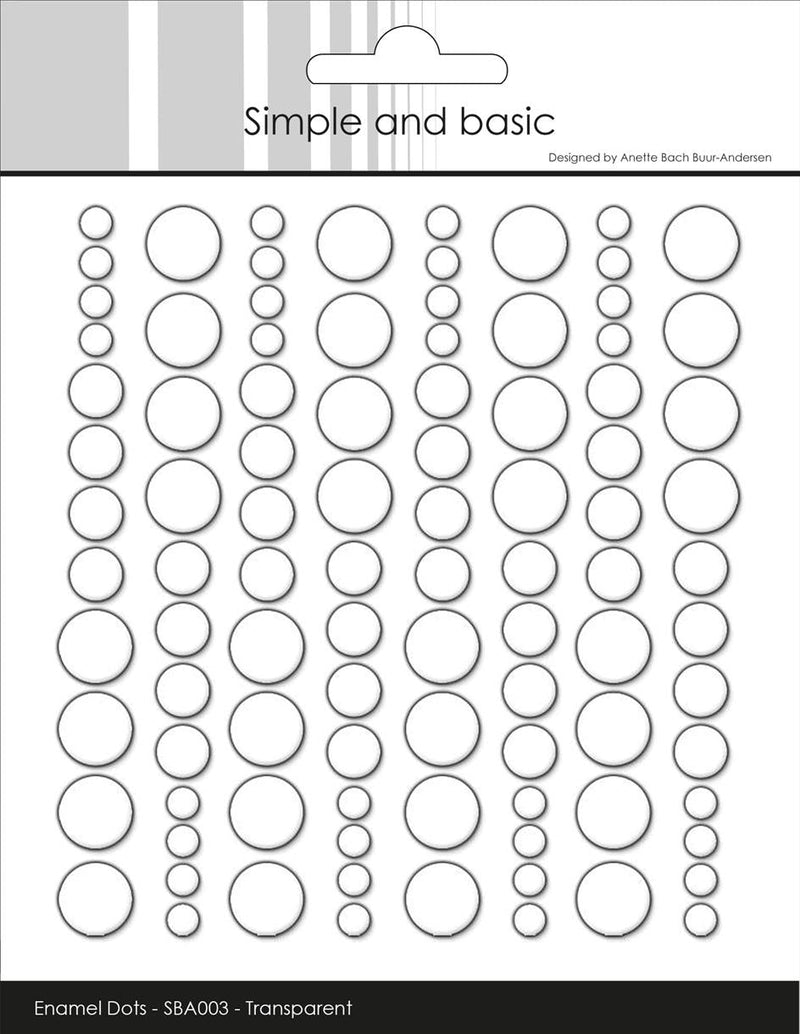 Simple and Basic - Enamel Dots Transparent - SBA003