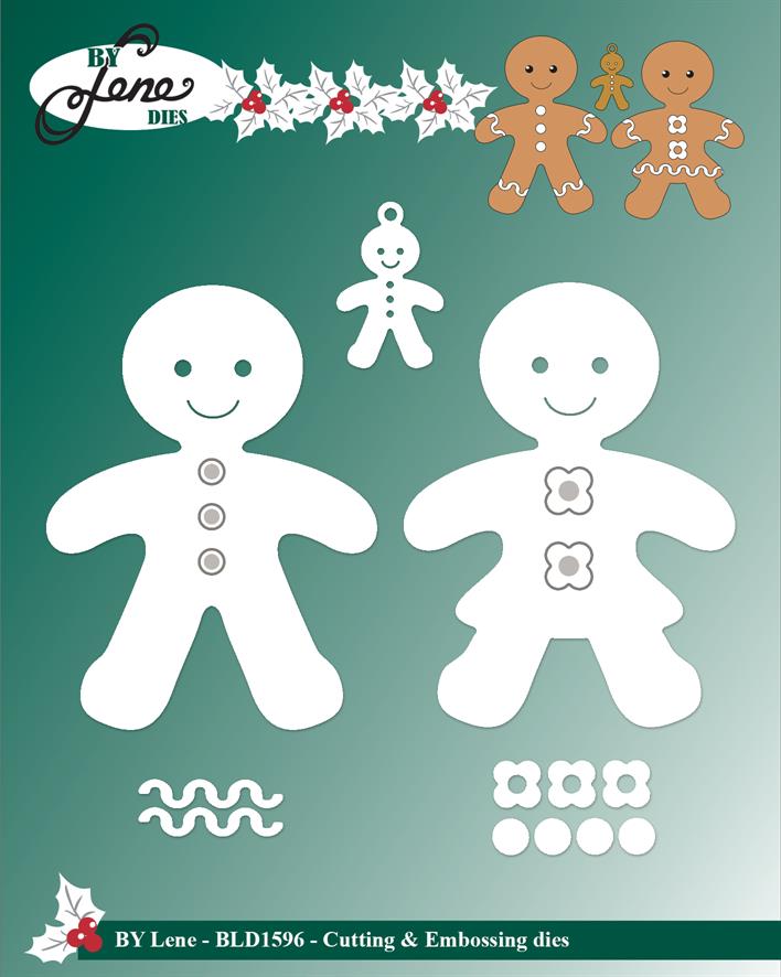 By Lene - Die Gingerbread Figures - BLD1596
