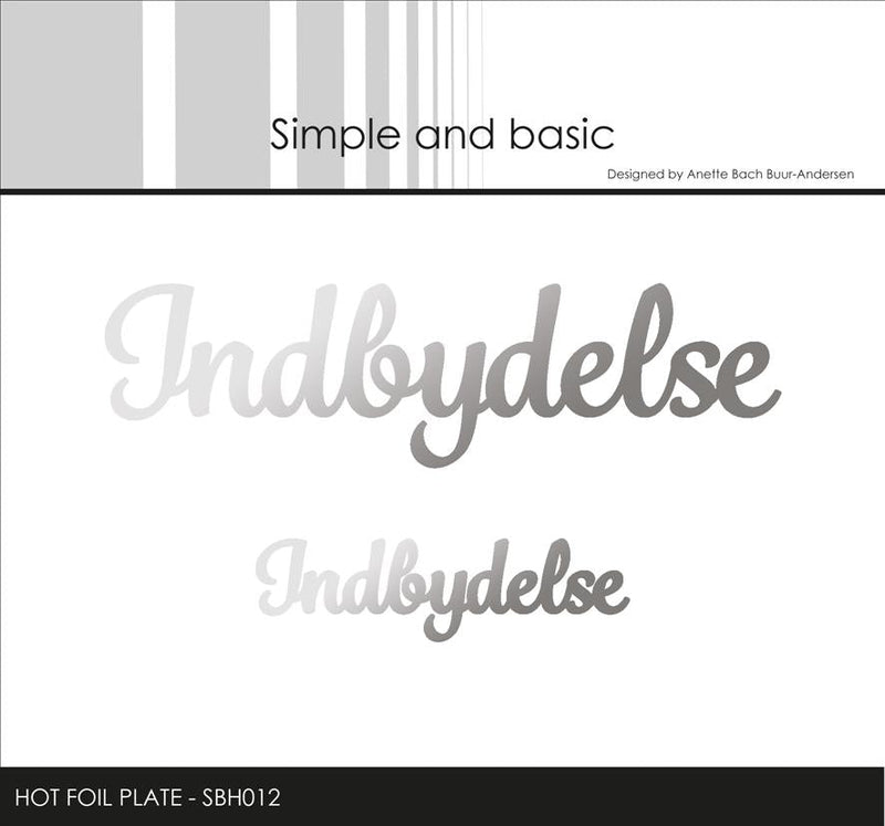 Simple and Basic Hot Foil SBH012