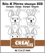 Crealies - Stempel Kaniner - CLBP252