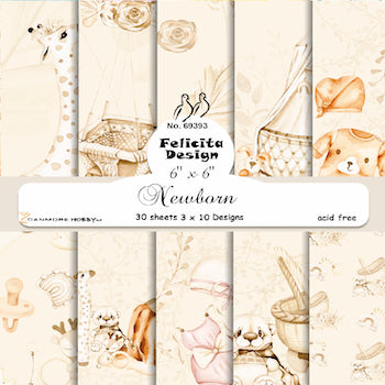 Felicita Design - Pyntepapir 15 x 15 Cm. - Newborn