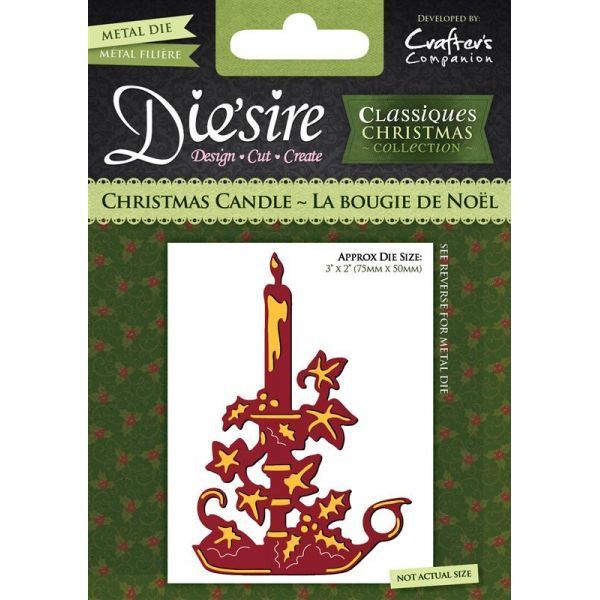 Crafter's Companion - Die Christmas Candle - DS-CX-CAND