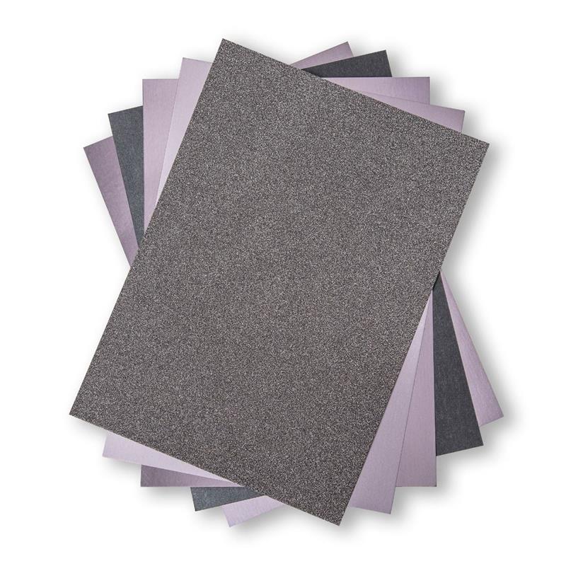 Sizzix - Karton Charcoal - 50 Ark