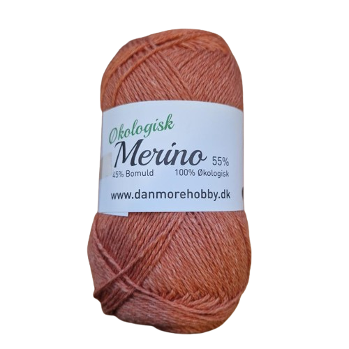 Danmore - Garn Merino - Brændt Orange