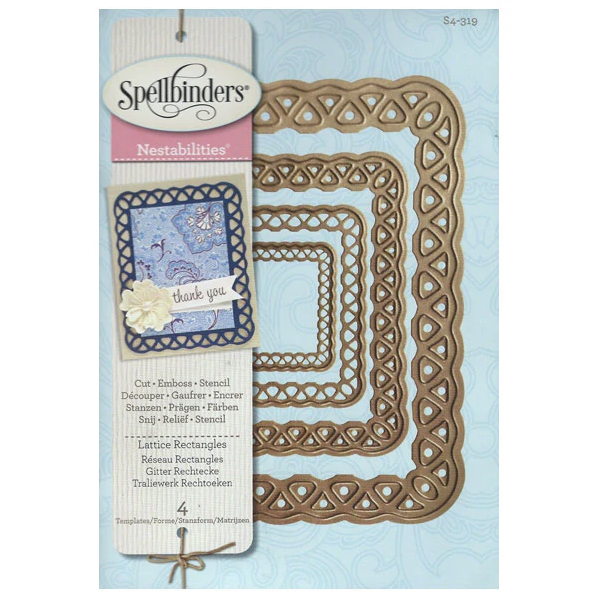 Spellbinders - Die Lattice Rectangles - S4-319