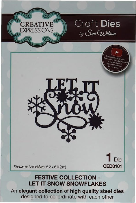 Creative Expressions - Die Let It Snow - CED3101