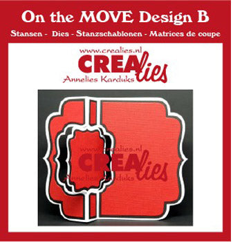 Crealies - Die Design B - CLMOVE02