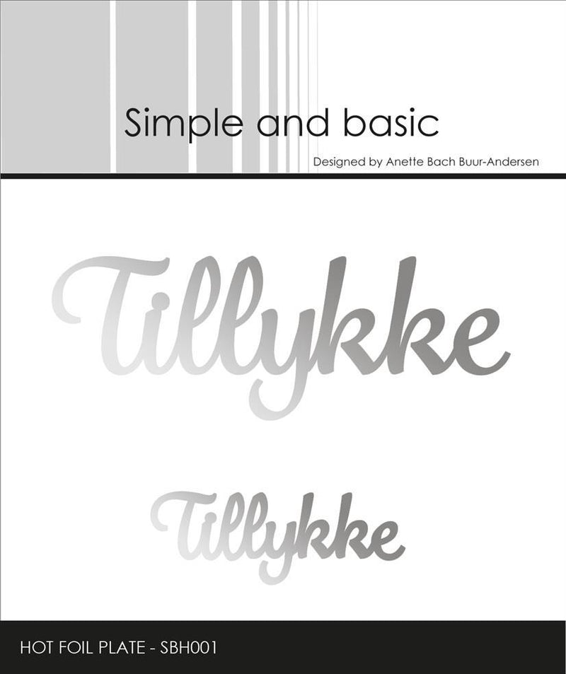 Simple and Basic Hot Foil SBH001