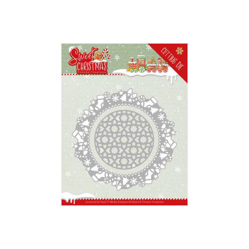 Yvonne Creations - Die Sweet Christmas Frame - YCD10178