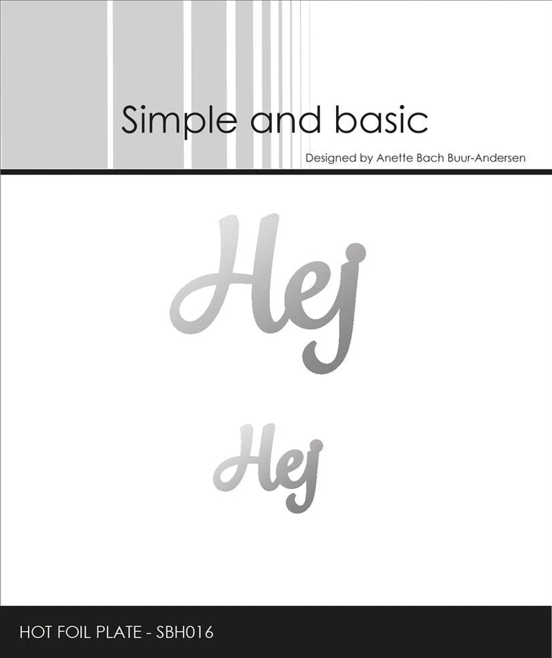 Simple and Basic Hot Foil SBH016