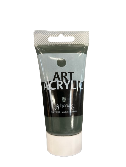 Schjerning - Akrylmaling 75 Ml. - Oxidgrøn Mørk