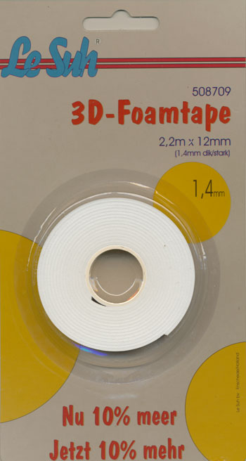 Le Suh - 3D Foam Tape - 1,4 Mm. x 2,2 M.