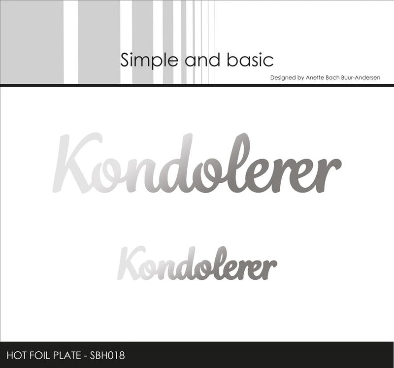 Simple and Basic Hot Foil SBH018