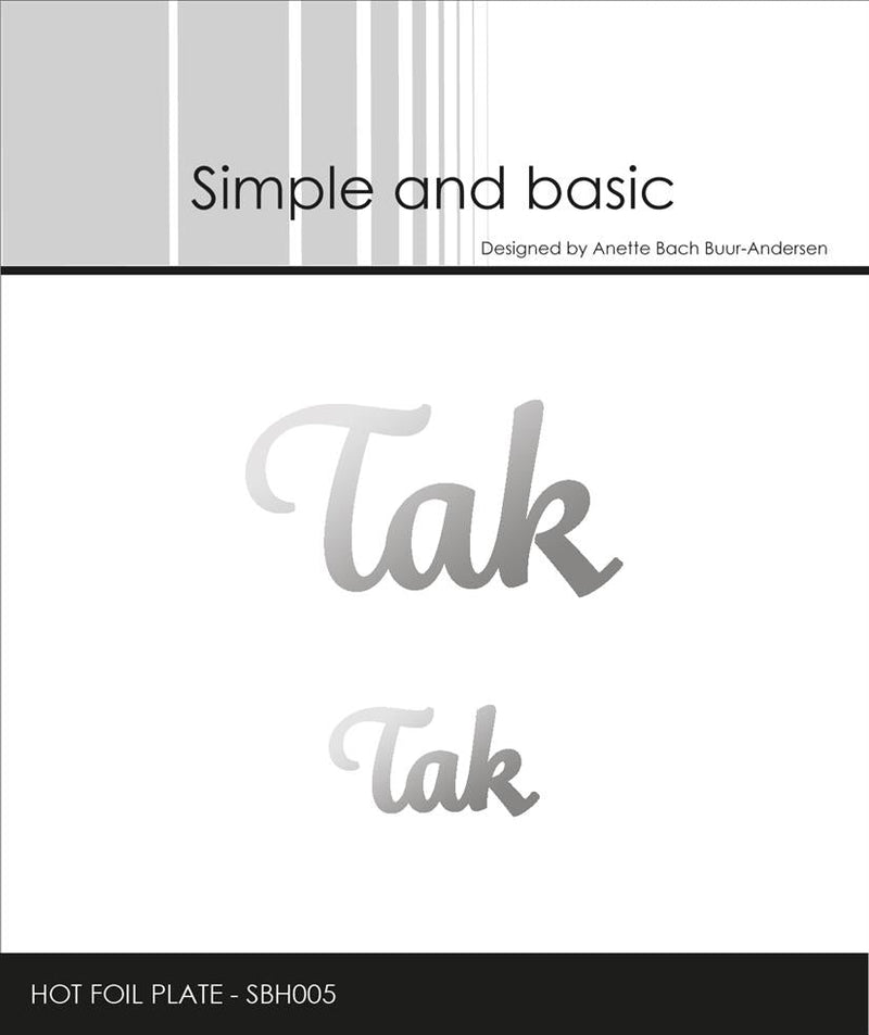 Simple and Basic Hot Foil SBH005