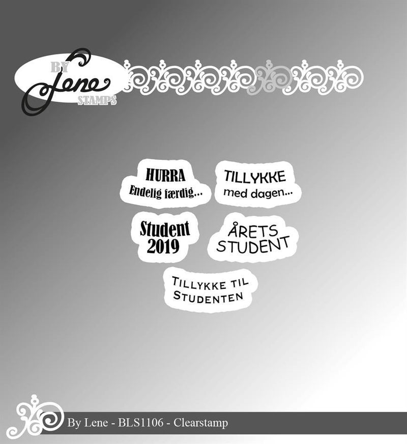 By Lene - Stempel Dansk Tekst - BLS1106