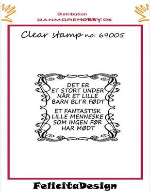 Felicita Design - Stempel Det Er Et Stort Under - 69005