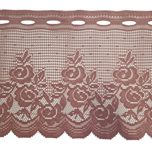 Gardinlageret - Cafégardin Rosa H35 Cm. 2063 - Pr. Meter