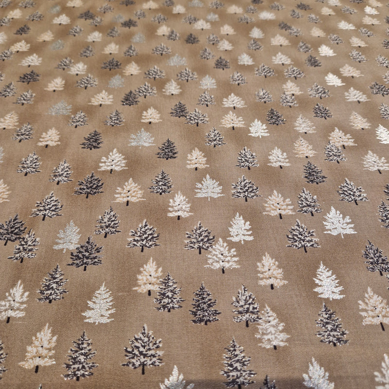 Robert Kaufman - Patchworkstof Holiday Charms Taupe 0624 - 21620-160