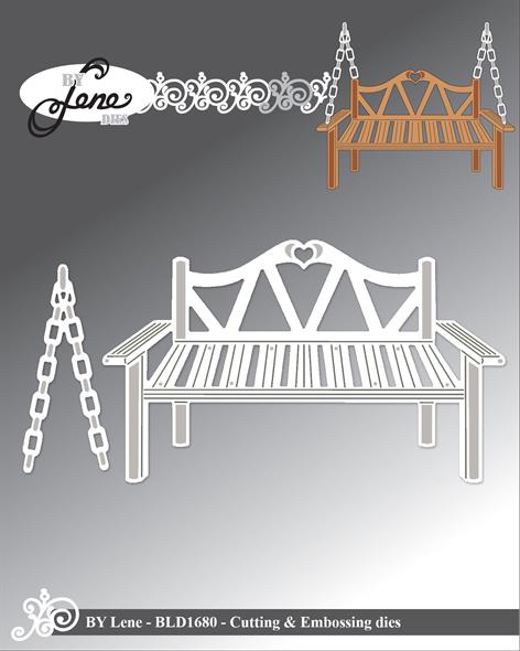 By Lene - Die Garden Bench - BLD1680 Die By Lene