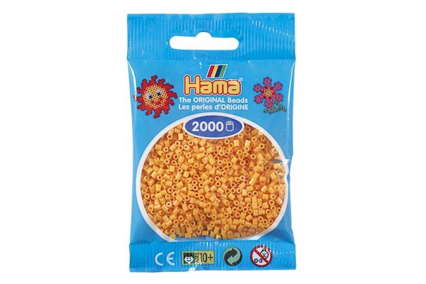 Hama - Mini Perler 2000 Stk. Peter Plys Gul - 501-60